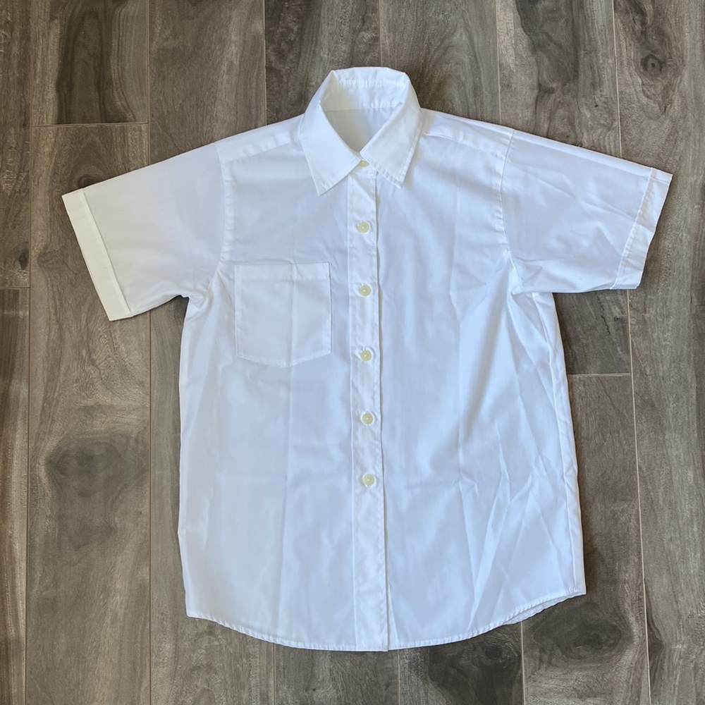 Kids Short Sleeve button down shirt
